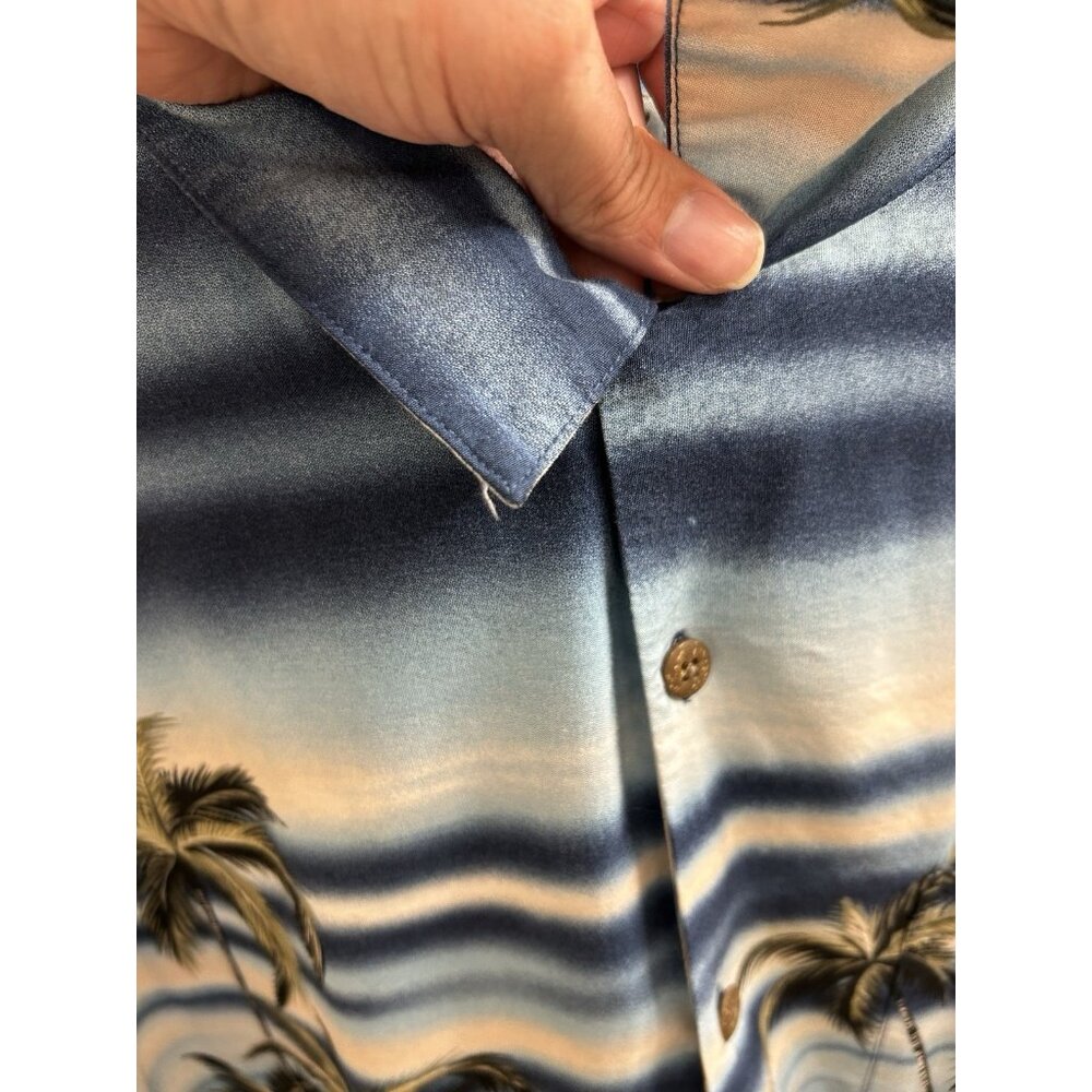Authentic Big Dogs Hawaiian Aloha Classic Woodie Car Beach Camp Shirt Mens Sz 3x - Picture 4 of 9